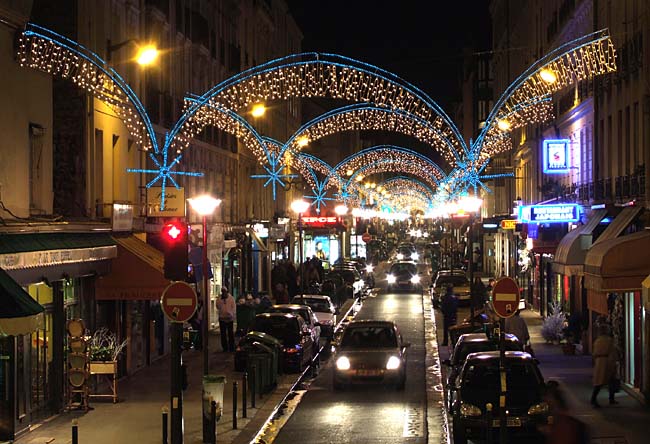 Noël 2006 rue du Commerce, Paris